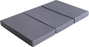 Amazon Basics Materasso pieghevole per ospiti 120 x 195 x 10 cm in memory foam