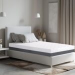TANHK Materasso Memory Made in Italy | Ortopedico Medio Rigido | Sistema di Alleviamento dei Punti di Pressione | Anallergico
