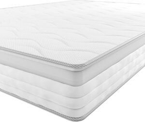 Amazon Basics Materasso Matrimoniale a molle insacchettate a 7 zone
