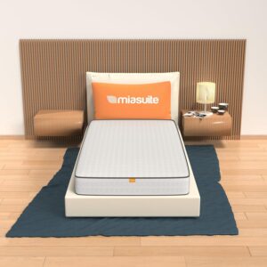 miasuite i sogni italiani Materasso Singolo Ortopedico 80x190 altezza 18 Cm - in Waterfoam con Dispositivo Medico - Primavera
